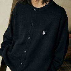 U.S. POLO ASSN. 유에스폴로에센 PUBLUX 별주 크루넥 니트 가디건 4컬러 3135291600006