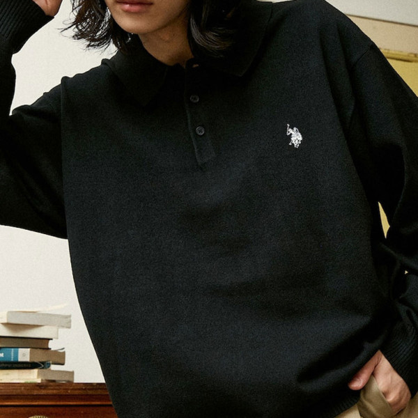 U.S. POLO ASSN. 유에스폴로에센 PUBLUX 별주 스웨트 라이크 니트 폴로 6컬러 3130291600007