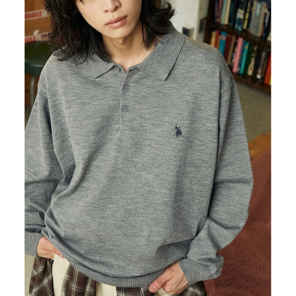 U.S. POLO ASSN. 유에스폴로에센 PUBLUX 별주 스웨트 라이크 니트 폴로 6컬러 3130291600007