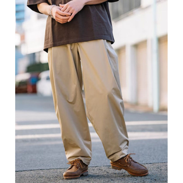 프릭스스토어 이지케어 원단 와이드 실루엣 더블 턱 슬랙스 5컬러 1243248900598