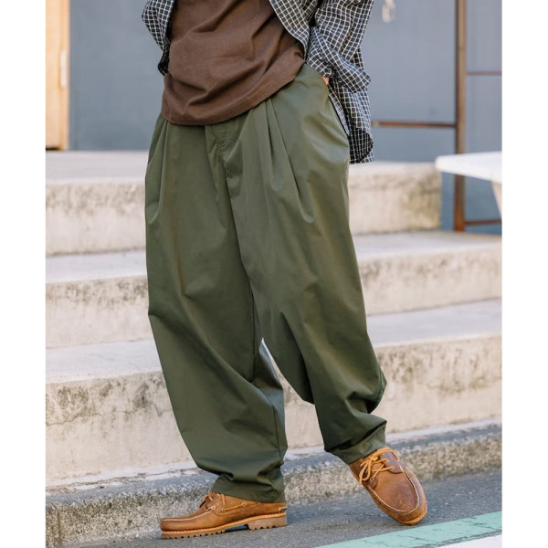 프릭스스토어 이지케어 원단 와이드 실루엣 더블 턱 슬랙스 5컬러 1243248900598