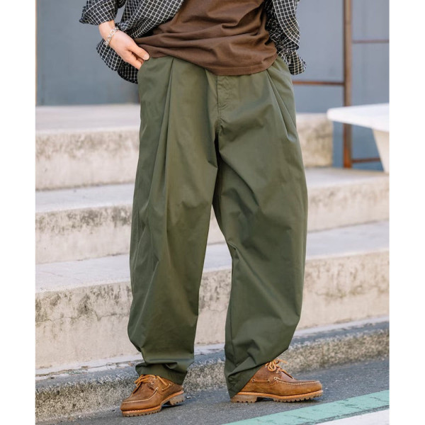 프릭스스토어 이지케어 원단 와이드 실루엣 더블 턱 슬랙스 5컬러 1243248900598