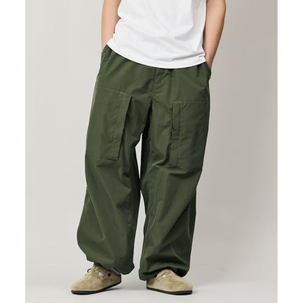 프릭스스토어 퀵 드라이 패브릭 와이드 실루엣 폴리립크로스 밀리터리 헬리콥터 바지 4컬러 1243248900605