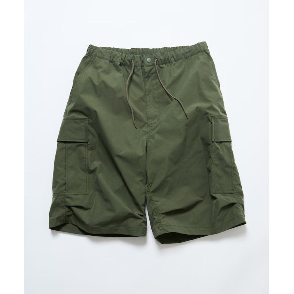 프릭스스토어 퀵 드라이 패브릭 와이드 실루엣 폴리립크로스 숏 카고 팬츠 4컬러 1244248900264