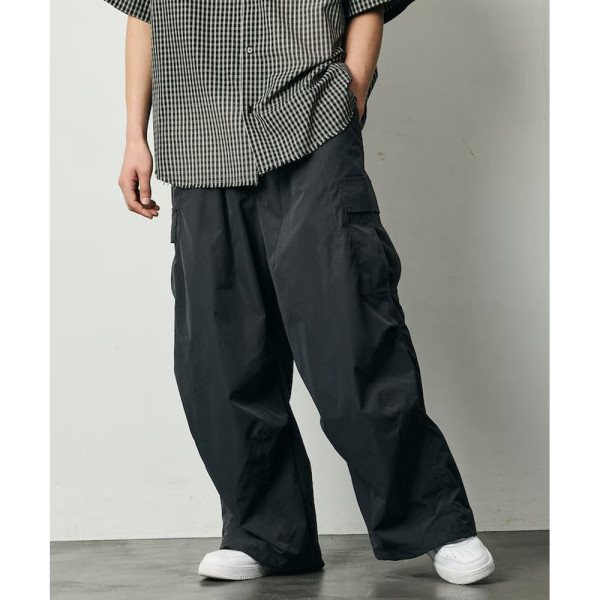 프릭스스토어 퀵 드라이 패브릭 와이드 실루엣 폴리립크로스 카고 팬츠 4컬러 1243248900604