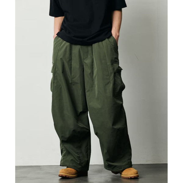 프릭스스토어 퀵 드라이 패브릭 와이드 실루엣 폴리립크로스 카고 팬츠 4컬러 1243248900604