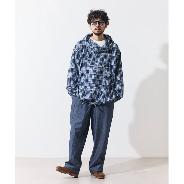 프릭스스토어 힌슨 별주 샴브레이 릴랙스핏 이지 팬츠 2컬러 1043233600054