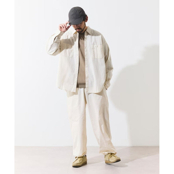 프릭스스토어 힌슨 별주 샴브레이 릴랙스핏 이지 팬츠 2컬러 1043233600054