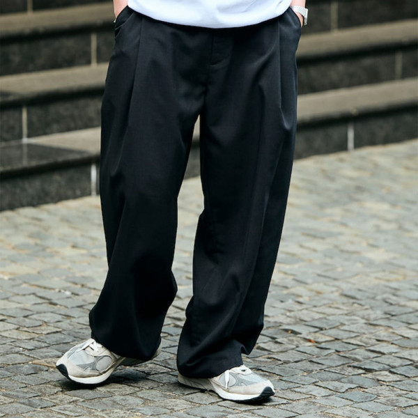 프릭스스토어 에어라이드 와이드 실루엣 포켓터블 턱 슬랙스 팬츠 4컬러 1243248900602