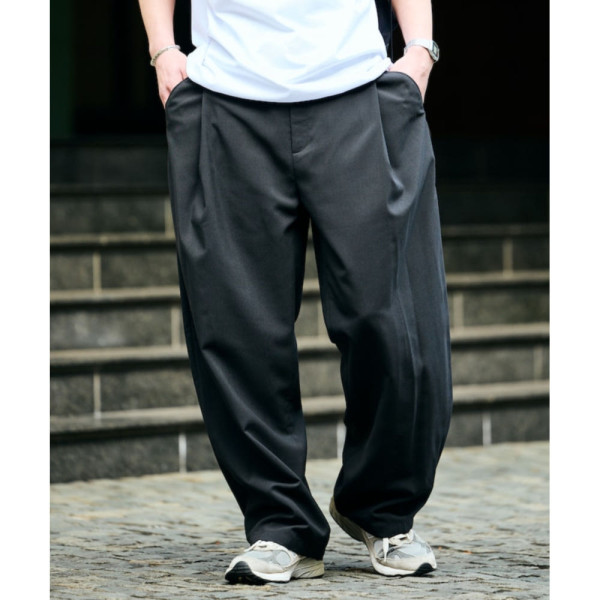 프릭스스토어 에어라이드 와이드 실루엣 포켓터블 턱 슬랙스 팬츠 4컬러 1243248900602