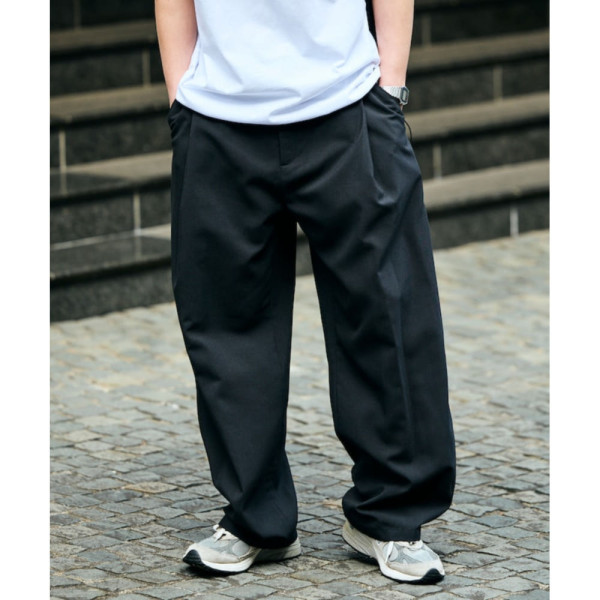 프릭스스토어 에어라이드 와이드 실루엣 포켓터블 턱 슬랙스 팬츠 4컬러 1243248900602