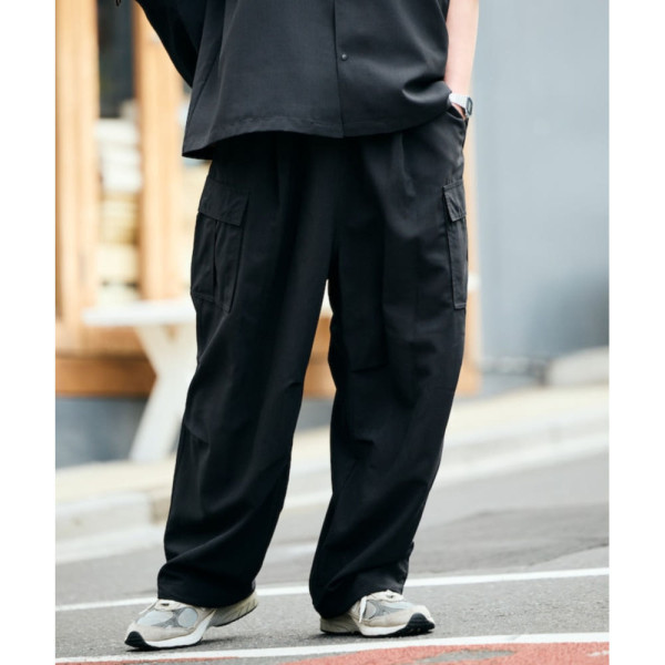 프릭스스토어 에어라이드 와이드 실루엣 포켓터블 이지 카고 팬츠 3컬러 1241248900173