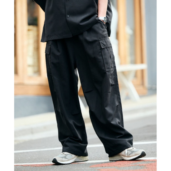프릭스스토어 에어라이드 와이드 실루엣 포켓터블 이지 카고 팬츠 3컬러 1241248900173