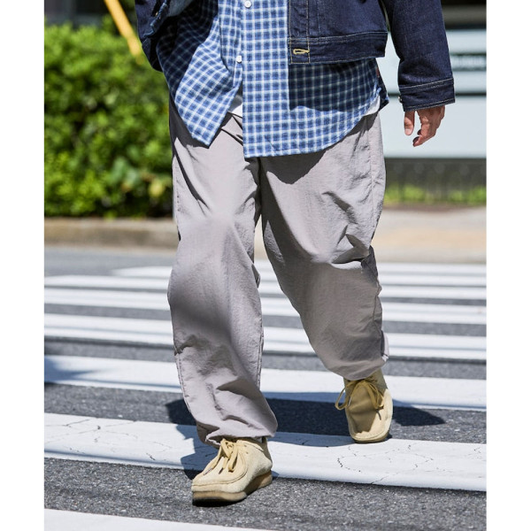 퍼스트핸드 와이드 스트레이트 나일론 트랙 테이퍼드 실루엣 이지 팬츠 3컬러 3342234400003