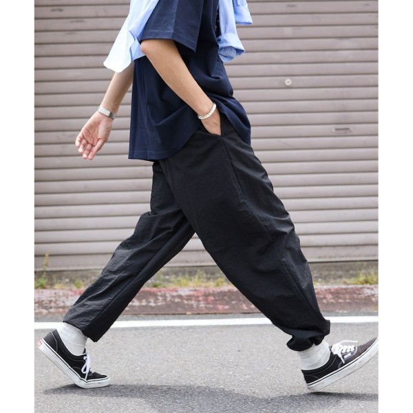 퍼스트핸드 와이드 스트레이트 나일론 트랙 테이퍼드 실루엣 이지 팬츠 3컬러 3342234400003
