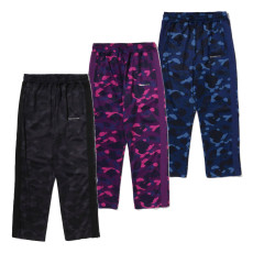 베이프 컬러 카모 메탈 로고 릴렉스 핏 트랙 스웨트 팬츠 3컬러 1L80152315