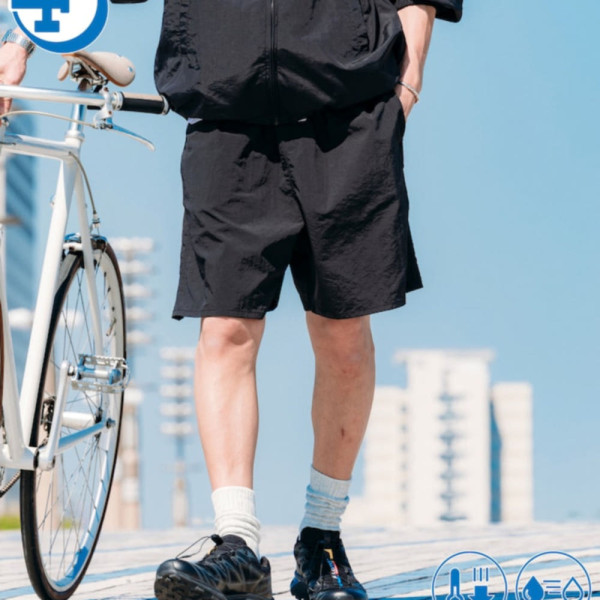 프릭스스토어X로손 로손프릭 패커블 나일론 액티브 반바지 블랙 1244403600001