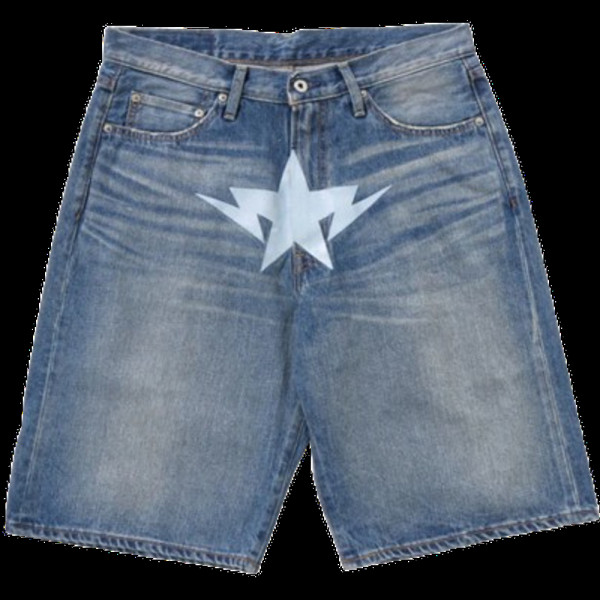 베이프 트윈 STA 릴렉스핏 데님 반바지 2컬러 1L30151004