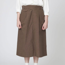 나나미카 여성 코튼 버프 클로스 구르카 스커트 2컬러 S25SE061