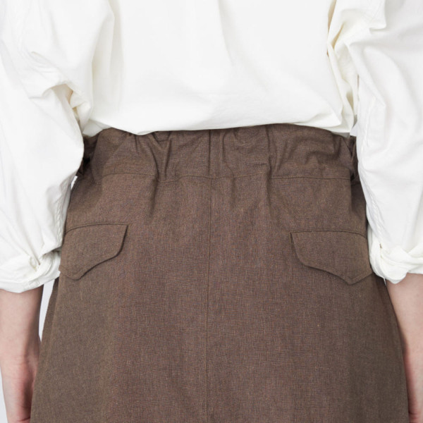 나나미카 여성 코튼 버프 클로스 구르카 스커트 2컬러 S25SE061