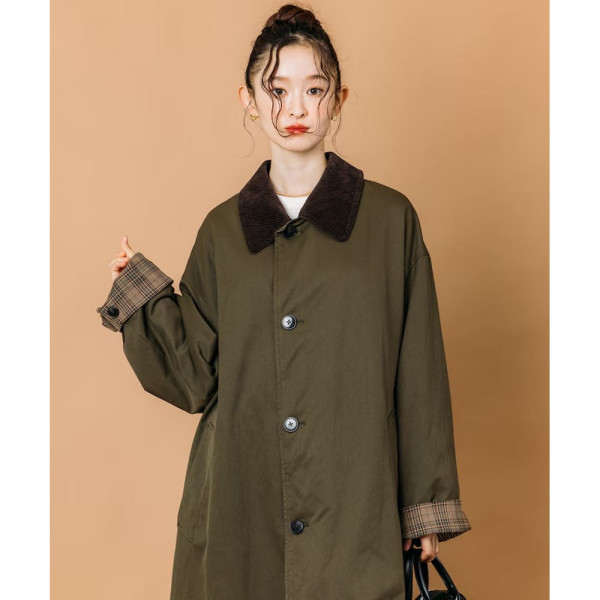 프릭스스토어 빅실루엣 리버시블 코듀로이 스텐카라 코트 4컬러 1252248900232