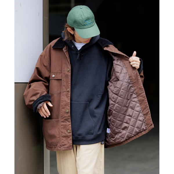 프릭스스토어 오버핏 코듀로이 전환 덕 커버올 재킷 4컬러 1251248900731