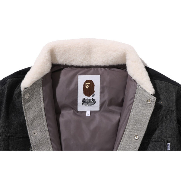 베이프 다운 와이드 데님 패딩 자켓 2컬러 1L70144005