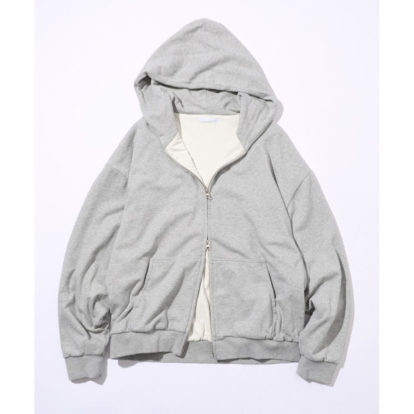 퍼스트핸드 배색 릴랙스 핏 더블 페이스 집업 후디 3컬러 3324234400001