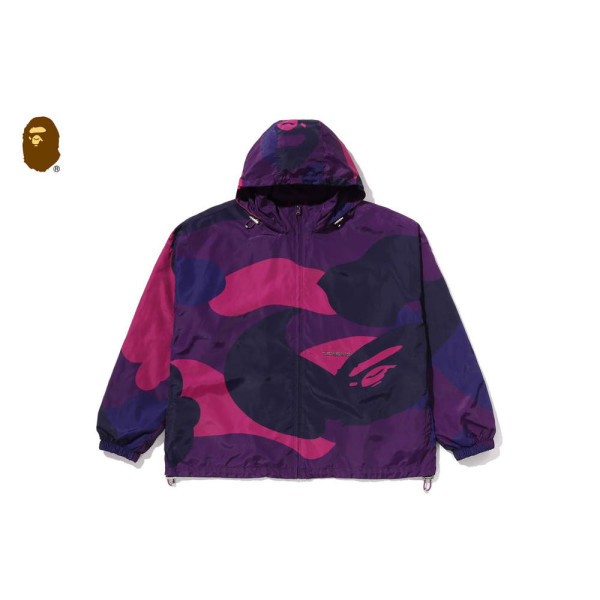 베이프 컬러 카모 스탠드 카라 후드 자켓 2컬러 1L80140312