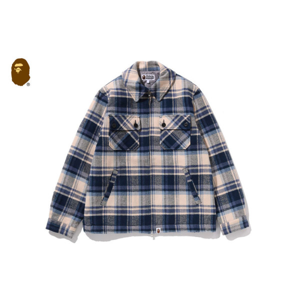 베이프 체크 CPO 집업 자켓 3컬러 1L80141005