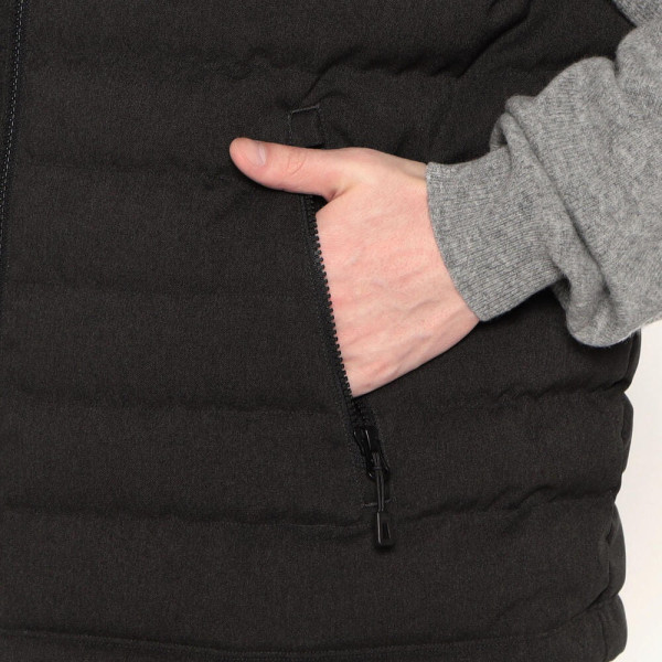 단톤 남성용 울 라이크 폴리에스터 미들 다운 컬러 베스트 2컬러 DNB252M101-0015