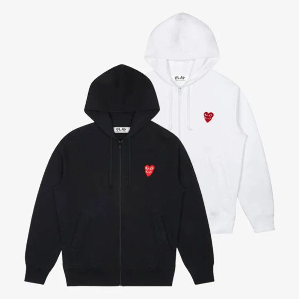 꼼데가르송 PLAY CDG 후드집업 2컬러 남녀공용 AX-T294-051