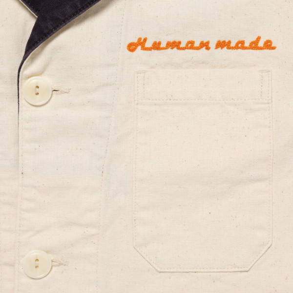 휴먼메이드 워크 자켓 화이트 HM30JK007