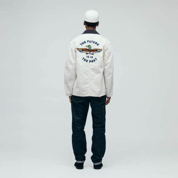 휴먼메이드 워크 자켓 화이트 HM30JK007