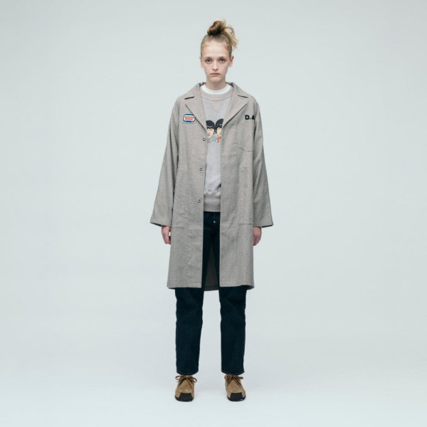 휴먼메이드 워크 코트 그레이 HM30JK008