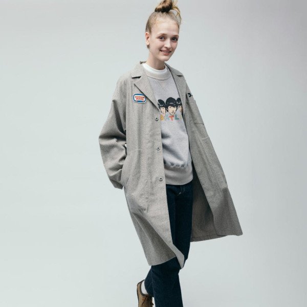 휴먼메이드 워크 코트 그레이 HM30JK008