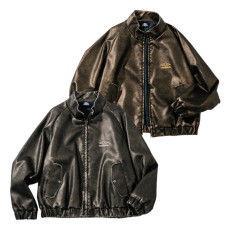 프릭스스토어 별주 엄브로 Tempalay 레더렛 스탠드업 자켓 2컬러 1059394400024