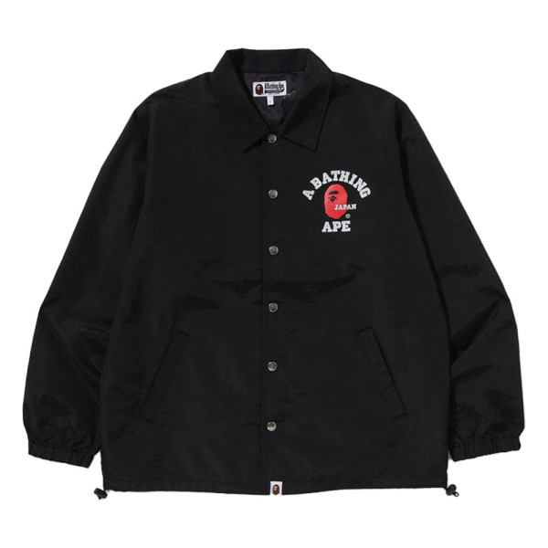 베이프 컬리지 원 포인트 코치 자켓 블랙 1L72140001