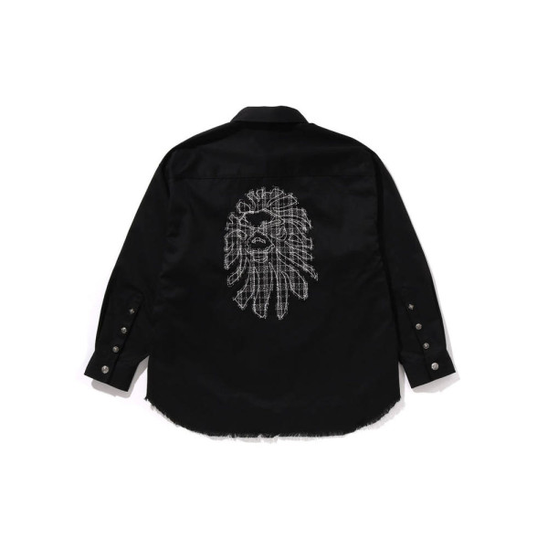 베이프 가먼트 다이 원포인트 릴렉스핏 크루넥 스웨트 셔츠 4컬러 1L80113307