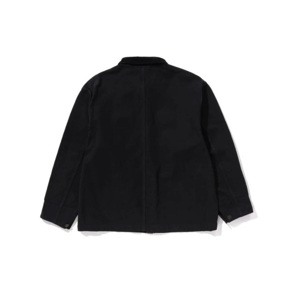 베이프 라인 카모 자카드 패치 포켓 가먼트 다이 워크자켓 2컬러 1L30140308