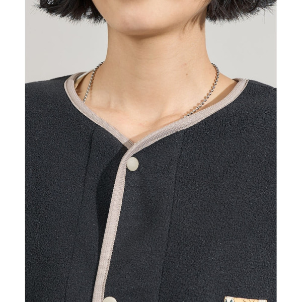 프릭스스토어 배색 플리스 스냅 가디건 4컬러 1153248901544