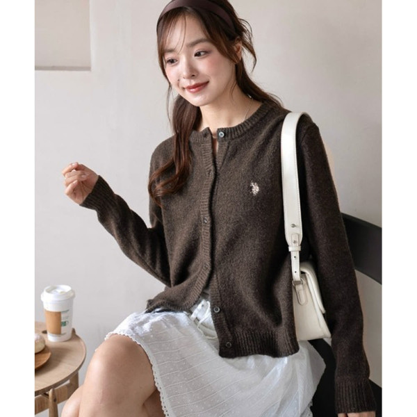 U.S. POLO ASSN. 유에스폴로에센 극세 기모 가디건 4컬러 MC25AU09-L0009