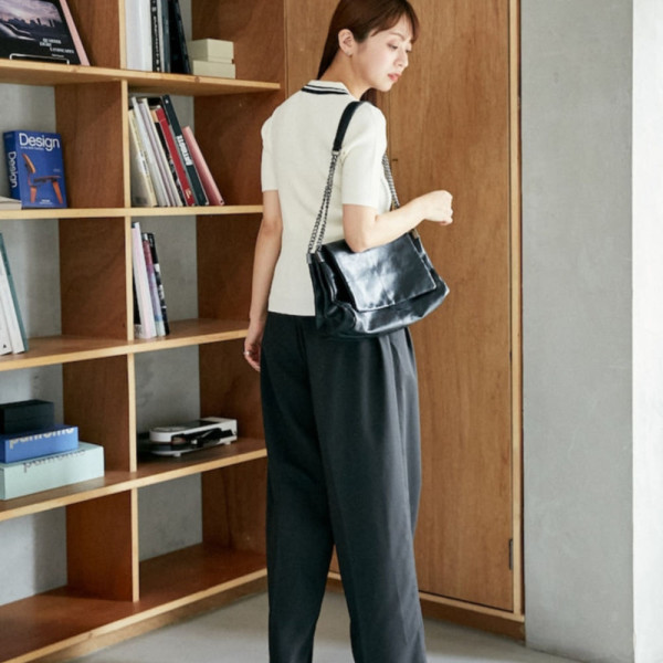 퍼블럭스 U.S. POLO ASSN. 유에스폴로에센 별주 칼라 배색 서머 니트 폴로 가디건 4컬러 3234291600002