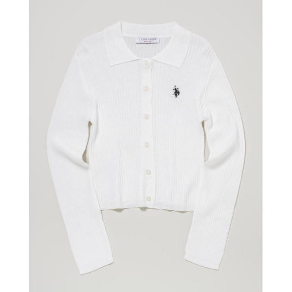 U.S. POLO ASSN. 유에스폴로에센 폴로 니트 가디건 더블홀스맨 자수 4컬러 PLL51417