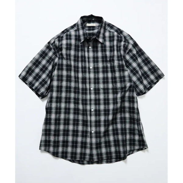 프릭스스토어 릴랙스핏 레귤러 카라 시어 사커 반소매 셔츠 5컬러 1205248900152