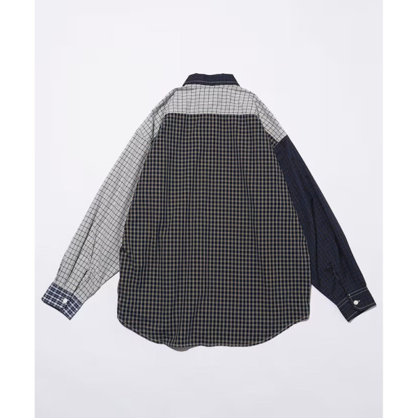 프릭스스토어 힌슨 별주 릴랙스핏 브로드 스트라이프 크레이지 패턴 레귤러카라 셔츠 4컬러 1001233600043