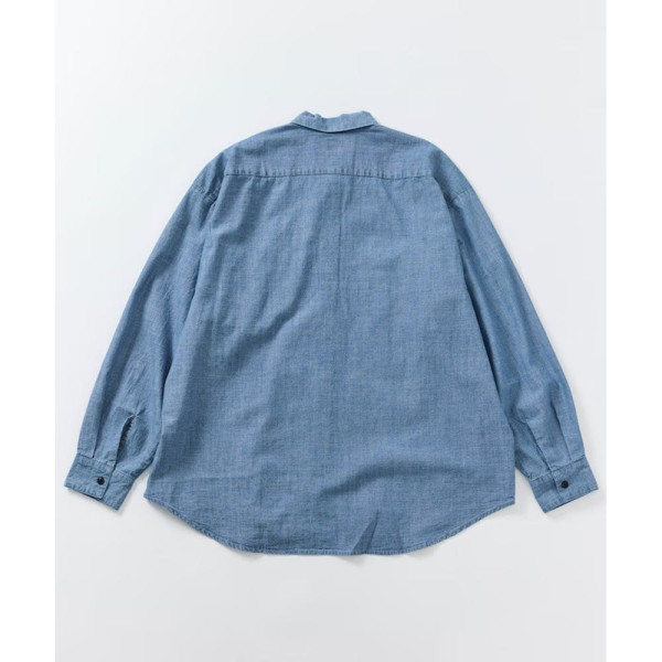 프릭스스토어 힌슨 별주 샴브레이 릴랙스핏 워크 롱슬리브 셔츠 3컬러 1001233600044