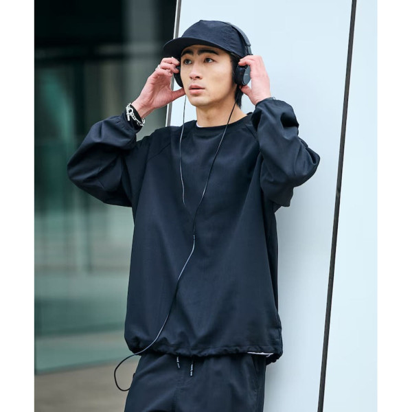 프릭스스토어 에어라이드 릴랙스핏 라글란 롱슬리브 풀오버 티셔츠 포켓터블 4컬러 1223248901270