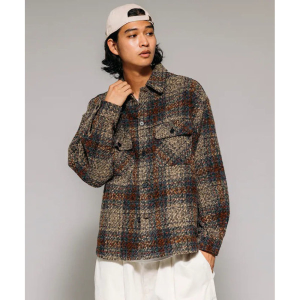 프릭스스토어 폴리트위드 CPO 체크 셔츠재킷 3컬러 1001248900763