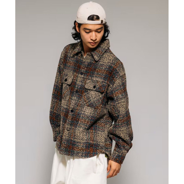 프릭스스토어 폴리트위드 CPO 체크 셔츠재킷 3컬러 1001248900763